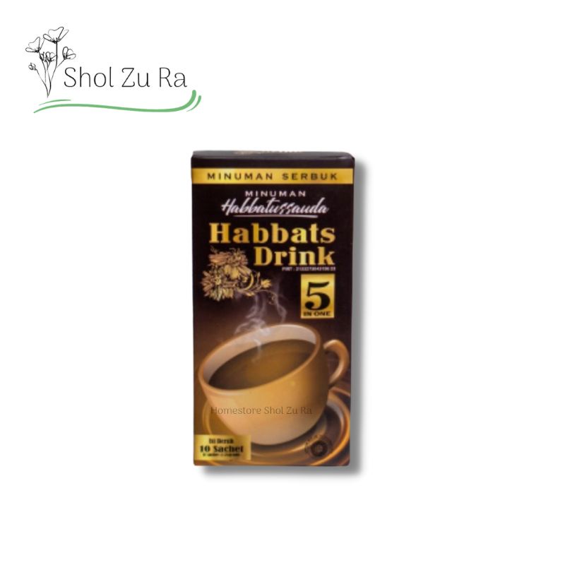 

Habbats Drink 5in1@24gr isi 10sachet | Kopi sehat Tanpa Caffein | Minuman habbattusauda | Bnjarmasin