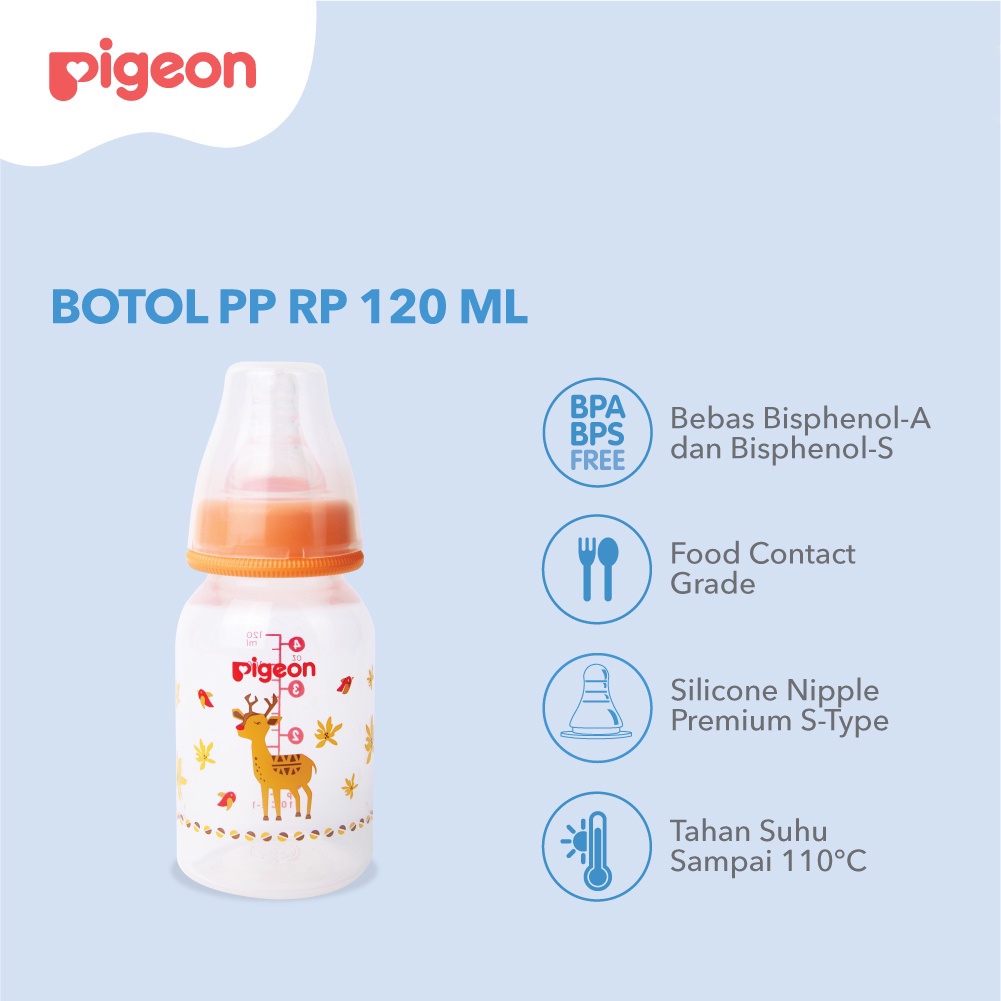 PIGEON FLEXIBLE PP RP BOTTLE 120ML