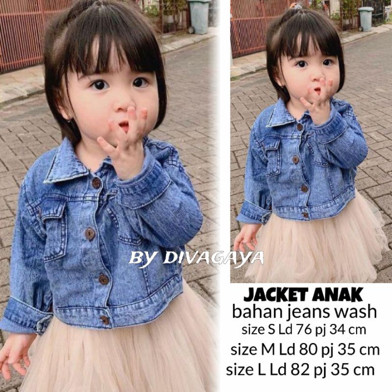 JACKET ANAK SIZE S. M. L