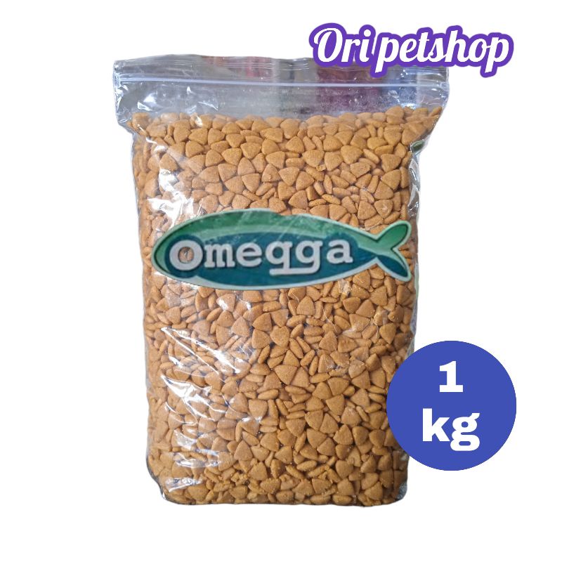 omega tuna cat food repack 1kg - or cat food makanan kucing 1kg