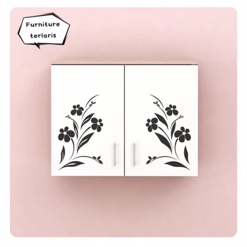 kitchen set dua pintu lemari dapur gantung kitchen set dahlia