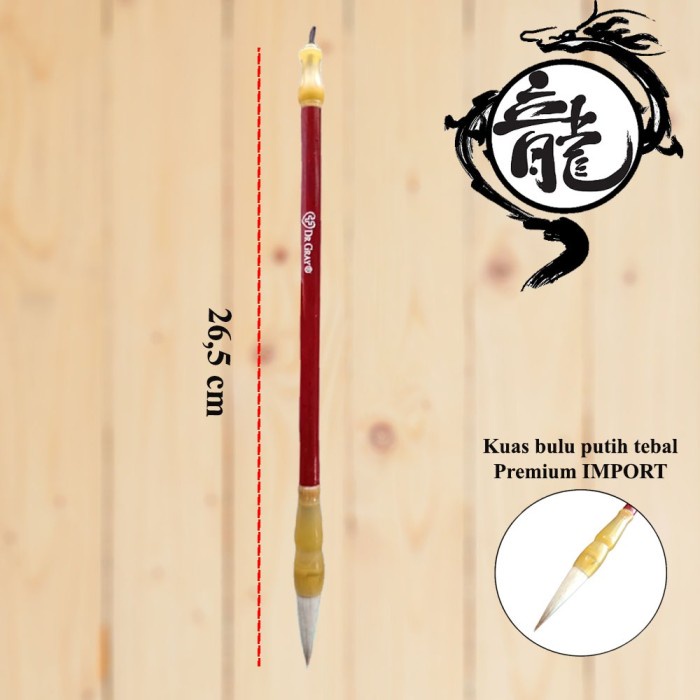 

Dijual Kuas Maobi/Kuas Mopit Kaligrafi China Bulu Putih Tebal Premium Import Diskon