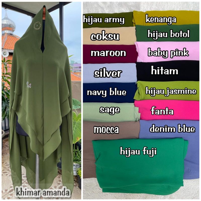 KHIMAR CERUTI AMANDA,HIJAB SAYAR'I CERUTY BEBIDOLL,KHIMAR