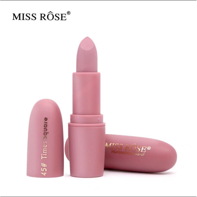 Miss Rose Lipstick Tahan lama Matte Kecantikan Pelembab Bibir Halus 20 Color