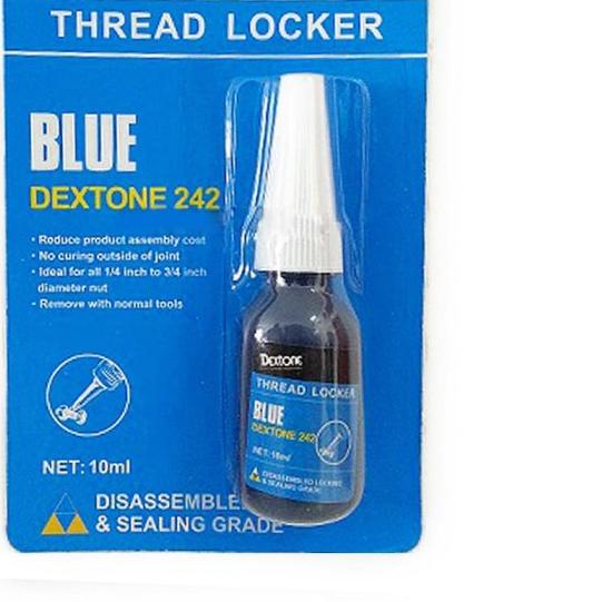 

Dextone Blue Thread Locker 242 - Lem Baut Disassembled Locking - 10 ml