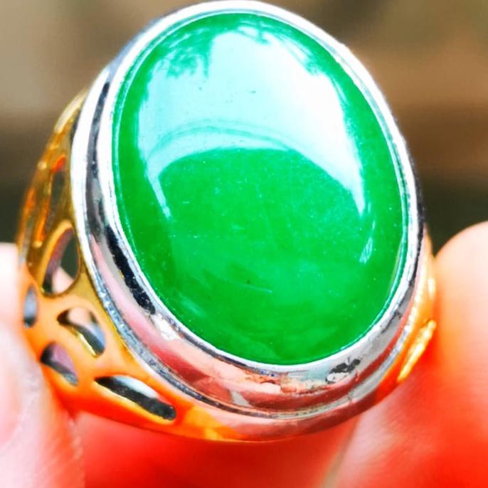 Diskon Hemat Natural Green Jade Giok Burma Hijau Kristal Type A