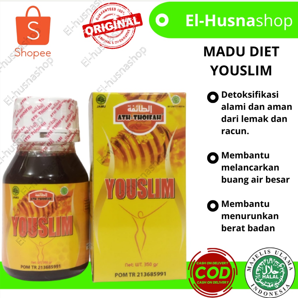 

Madu Youslim - Madu Diet Herbal Pelangsing Dan Menurunkan Berat Badan - Ath Thoifah