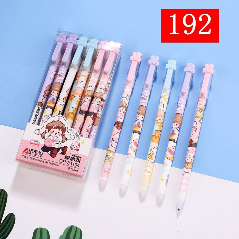 

12 pcs Erasable Pen, Pen Hapus Aodemei ajaib bisa dihapus 0,5 mm isi 12 pcs