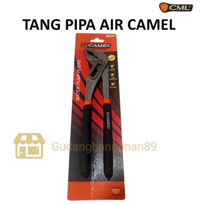 Tang Burung Jepit Kunci Pipa Air Water Pump Pliers 8 10 12 Inch CAMEL