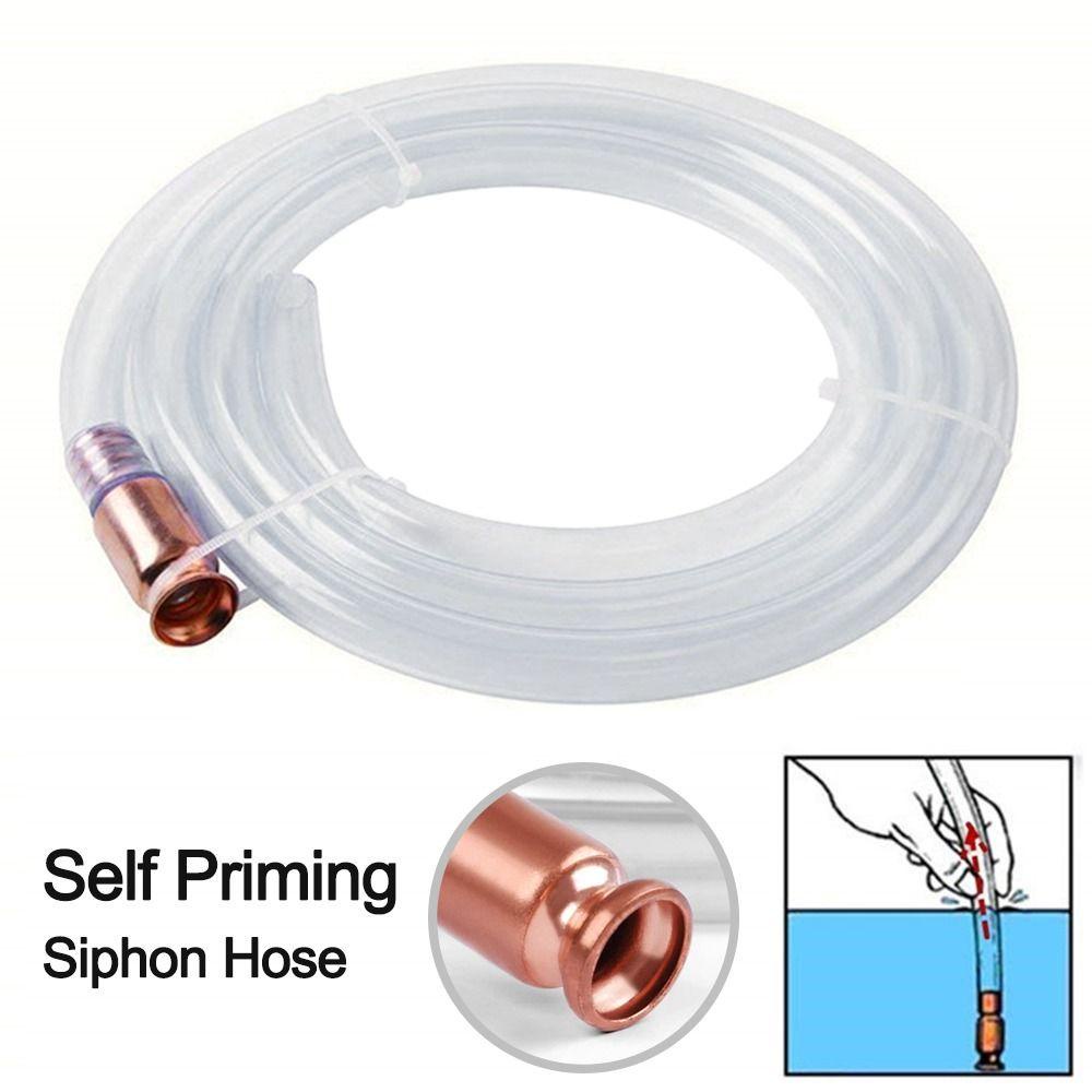 Solighter Pipa Hisap Manual Transparan Selang Tabung Self Priming Safety Pipe Siphon Hoses Siphon Hose