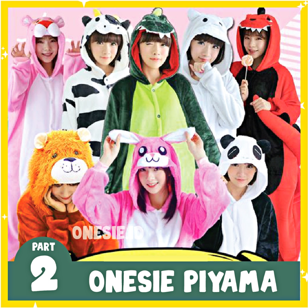 PIYAMA ONESIE KIGURUMI KOSTUM BAJU DEWASA KARAKTER 2