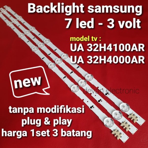 Promo Backlight tv led Samsung UA32H4000AR UA32H4100AR - backlight samsung UA32H4000AR UA32H4100AR L