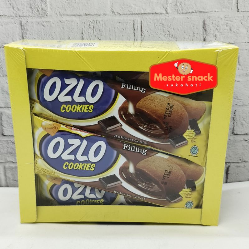 Ozlo Cookies Chocolate Filling (1 pack isi 10 pcs)