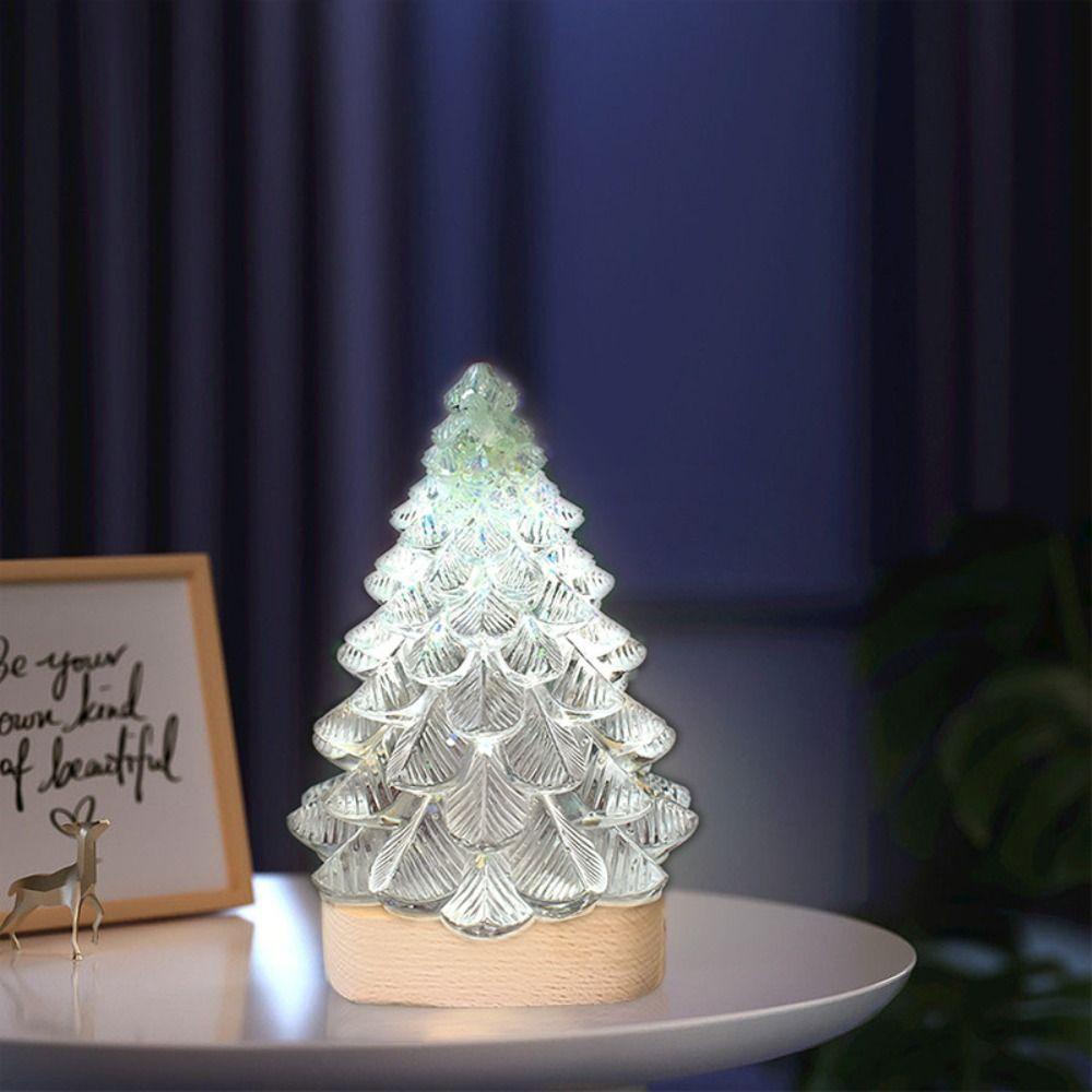 Agustinina Cetakan Pohon Natal Stereoskopik Buatan Tangan 3D Hadiah Indah DIY Meja Lilin Koleksi Natal Lem Menetes Cetakan