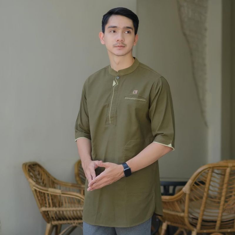 KOKO KURTA LENGAN 3/4 BERKUALITAS UKUTAN M L XL