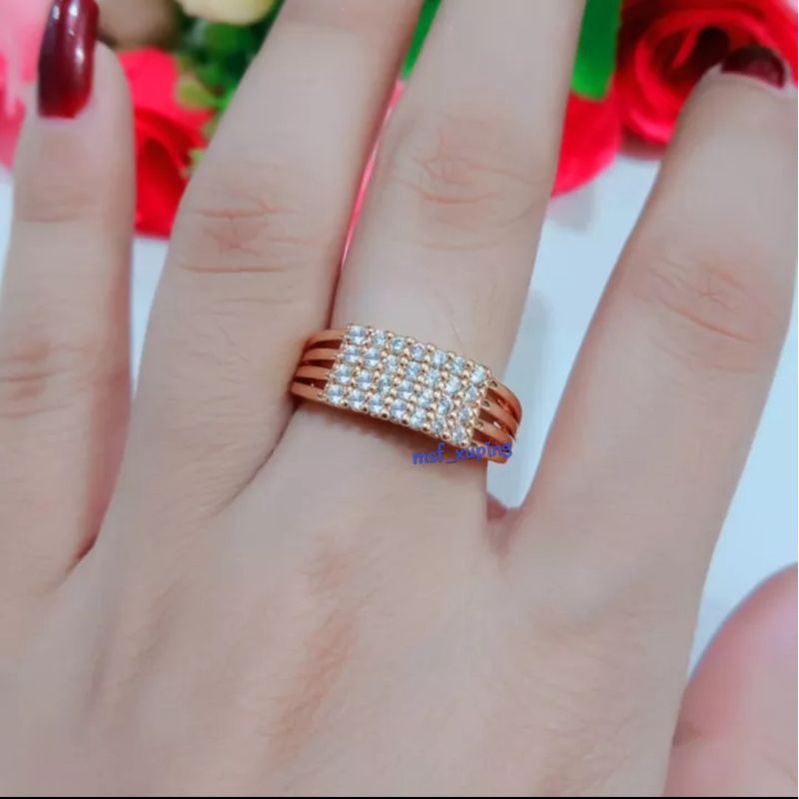 Cincin Wanita Dewasa Xuping Korea Cantik Ca6.5(77)