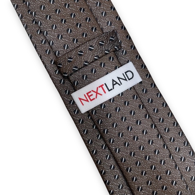 Dasi pria NEXTLAND brown luxury series 150cm x 7,5cm