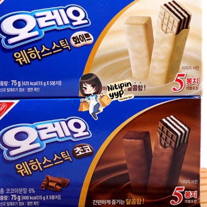 

Harga Miring--[ASLI KOREA] OREO Wafer Stick Biscuit - Oreo Waffle Korea isi 5 (75gr)