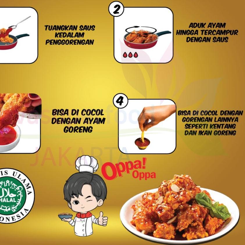 

Langsung Order Saus Instan Saus Ayam Madu 1KgHONEY CHICKEN SAUCE 1Kg RT4,