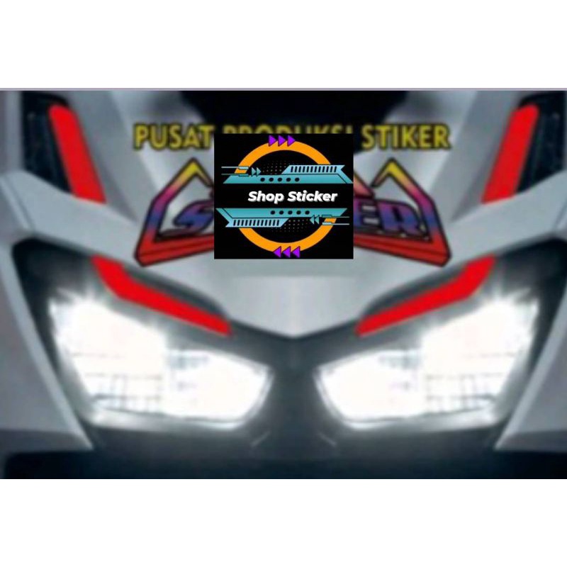 Stiker sticker lampu alis vario new 160 tahun 2022