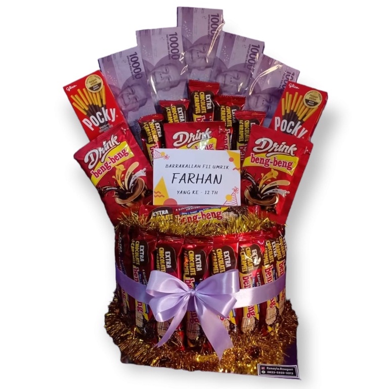 

Snack Tower 1 Susun Hiasan Uang Bisa Custom
