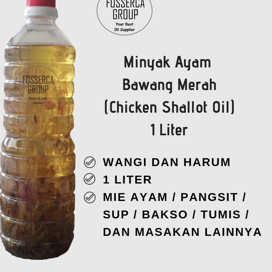 

CODENn4N8--Minyak Ayam Bawang Merah / Chicken Shallot Oil - 1 LITER