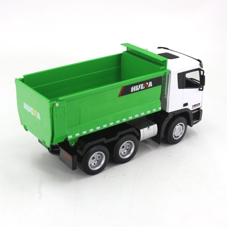 RC HUINA 1556 Skala 1/18 Mobil Traktor 9Ch Model Truk Sampah Murah
