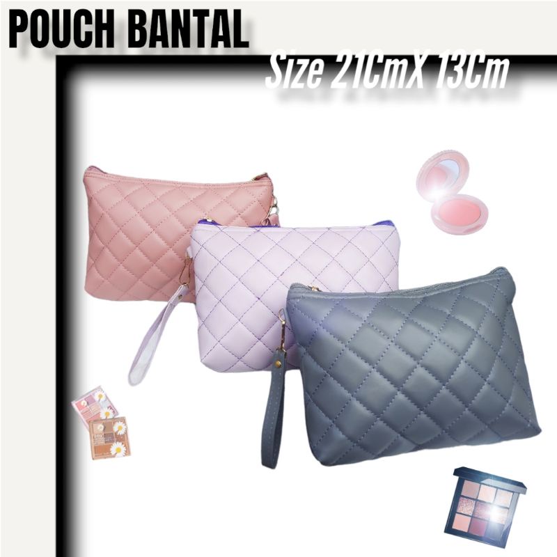 POUCH KOSMETIK BANTAL/DOMPET BANTAL SERBAGUNA