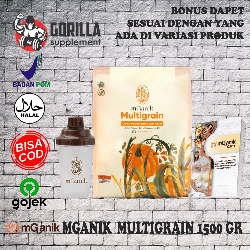 Mganik MultiGrain 3 Box 60 Sachet Free Shaker M ganik Multi Grain