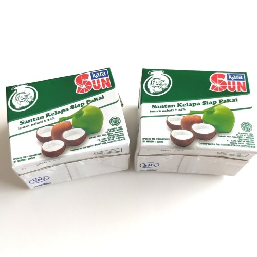 

Sun Kara Santan Kelapa 200 ml