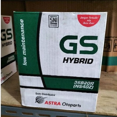 Aki Mobil Avanza, Xenia, Rush, Terios GS Astra Hybrid NS40Z 36B20R Aki basah