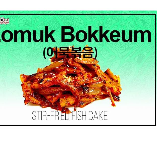 

T56★ Eomuk Bokkeum / 어묵볶음 / Stir-fried Fish Cake / Odeng Goreng 200 Gr Banchan Pasti Laris