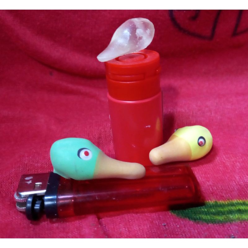 molding soft frog  kepala  bebek ukuran  3.5 cm