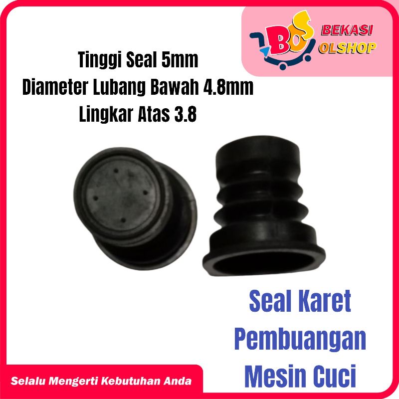 SEAL KARET PEMBUANGAN MESIN CUCI