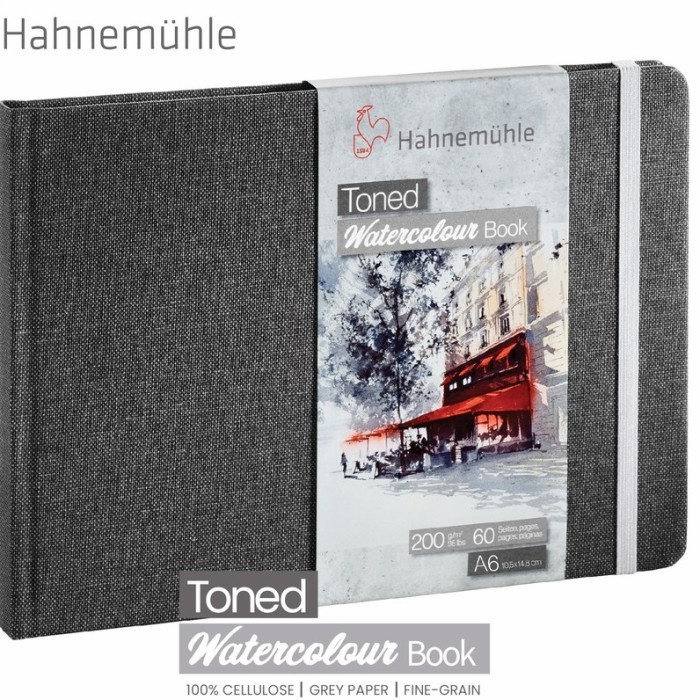 

Diskon Hahnemuhle A6 200 Gsm Landscape Grey Toned Watercolor Paper Sketchbook Murah