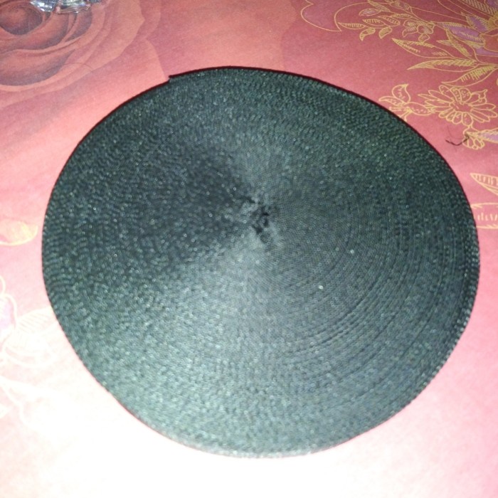 Kancing Tali Tas Kain Webbing Hitam Harga 1 Roll