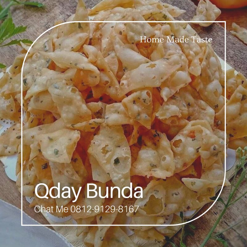 

KUE BAWANG HOME MADE BY QDAY BUNDA 500 GRAM