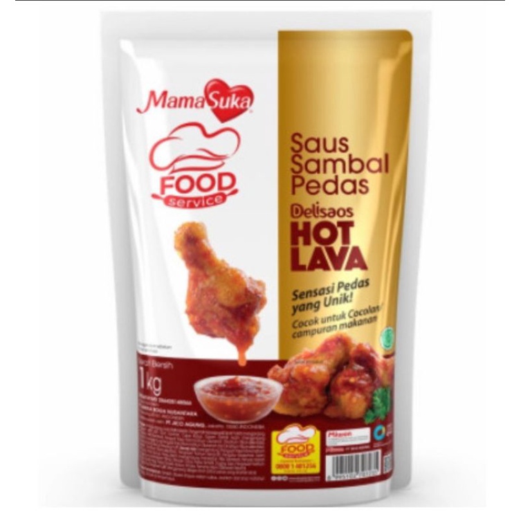 

MAMASUKA SAUS SAMBEL PEDAS HOT LAVA 1kg