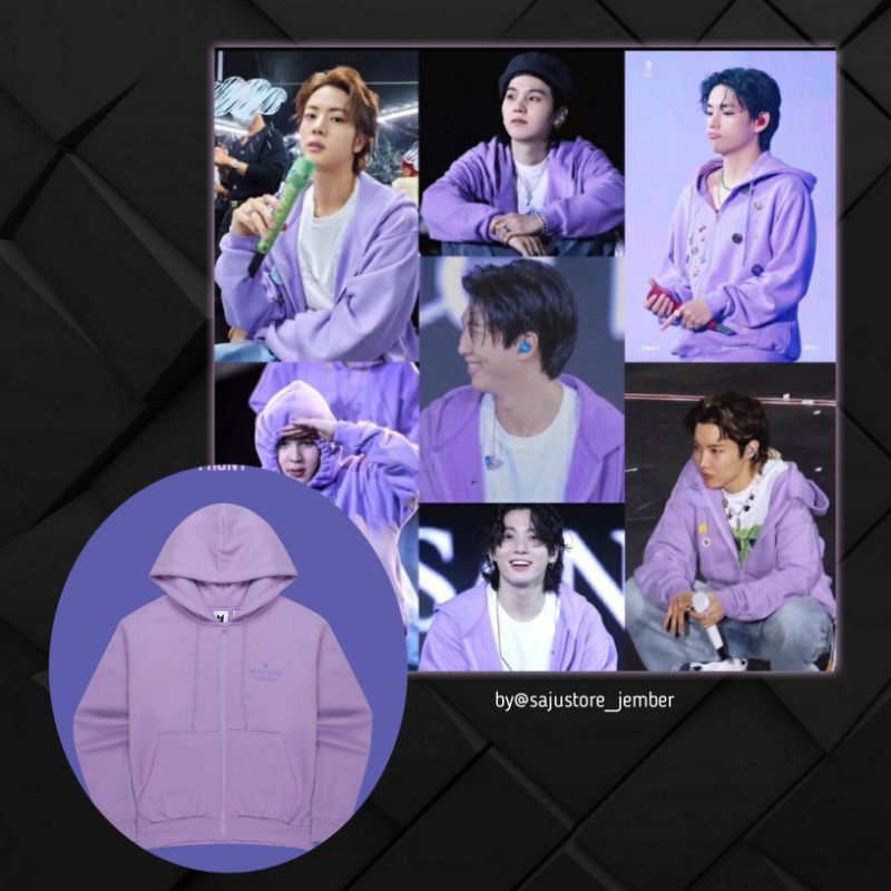 (PO) BTS YTC In busan jacket purple, jacket purple bts, konser bts