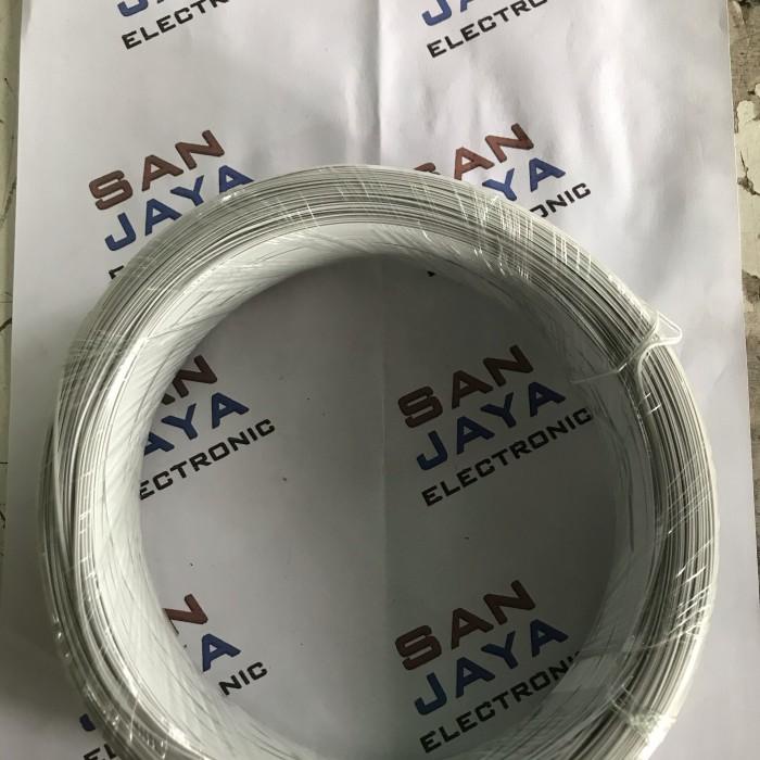 

Pengikat Kabel / Twist Tie roll 450 meter(500yard), Warna Putih