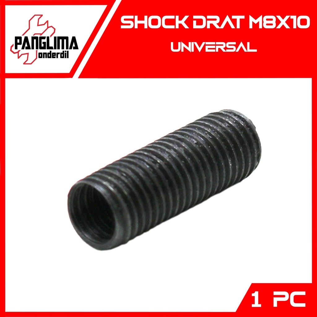 Shock Drat M8XM10-M 8X10-8 X 10 Sok-Shok Besi Block-Blok Mesin