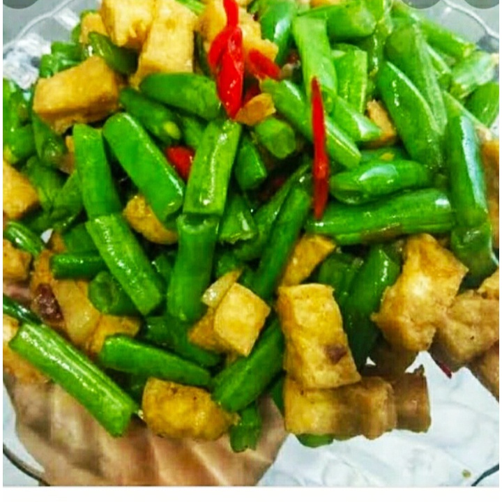 

tumis buncis plus tahu siap makan 500 gram