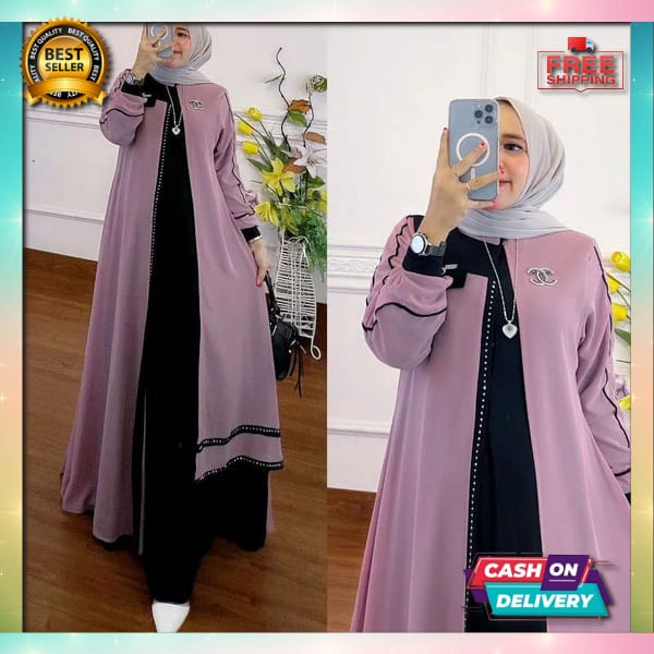 Baju Muslimah Berkualitas Buju Pakaian Cewe Premium Dres Cwek Casual 2023 Gmis Drass Terbaru Gmes De