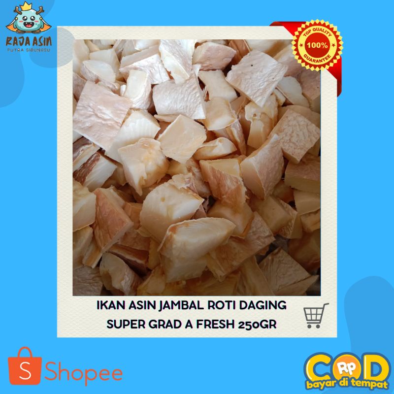 

Ikan asin jambal roti daging super grad A fresh 250gr