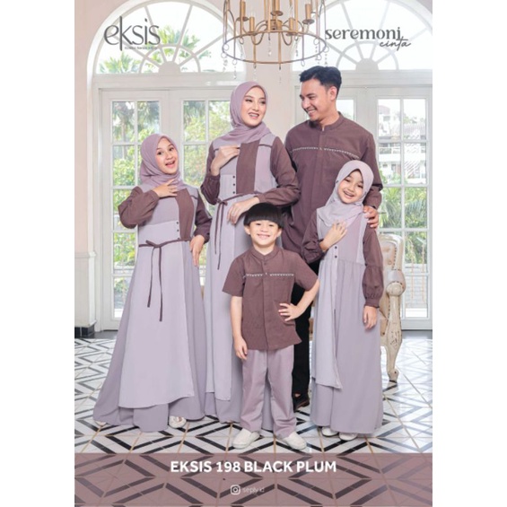 NEW SARIMBIT SEPLY EKSIS 198 BLACK PLUM (KASEO 166, MEYRA 133, KLIKO 120, SELIA 120)