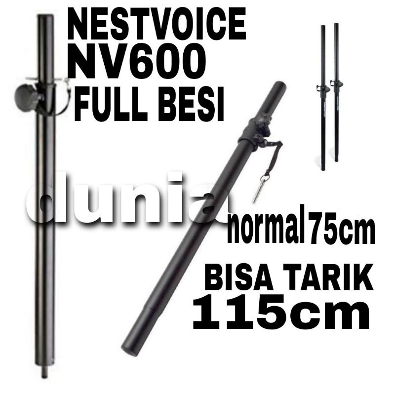 Jual Stand Satelit Nestvoice Nv Original Tiang Subwoofer Harga Satuan Shopee Indonesia