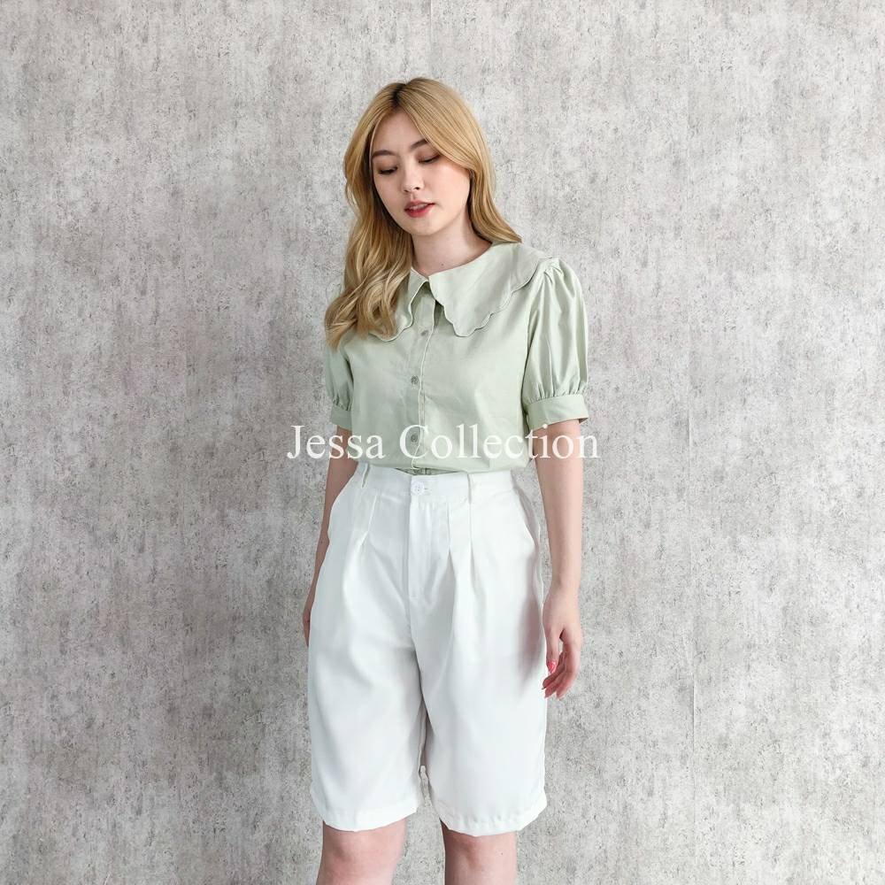 Premium Mioki Collar Blouse TH 485 COTTON
