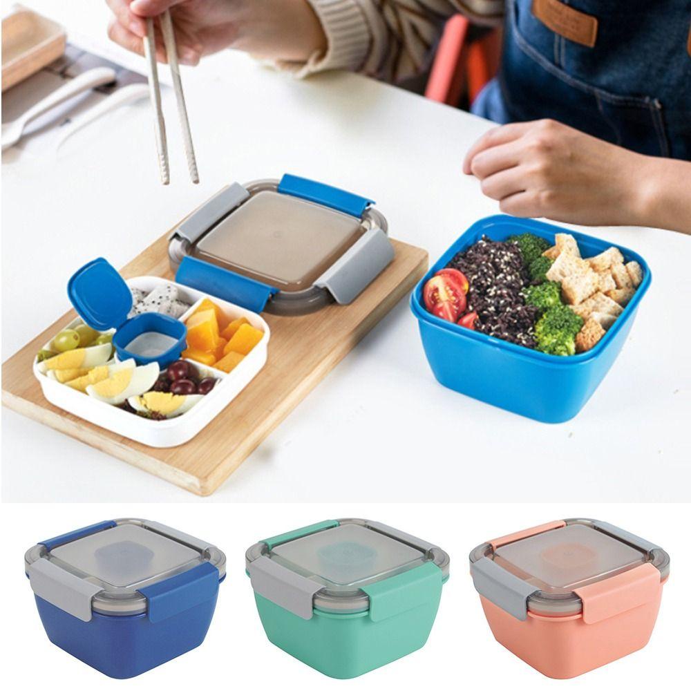 Preva Wadah Salad Tempat Bekal Outdoor Camping Leak Proof Mudah Dibersihkan Lunch Container