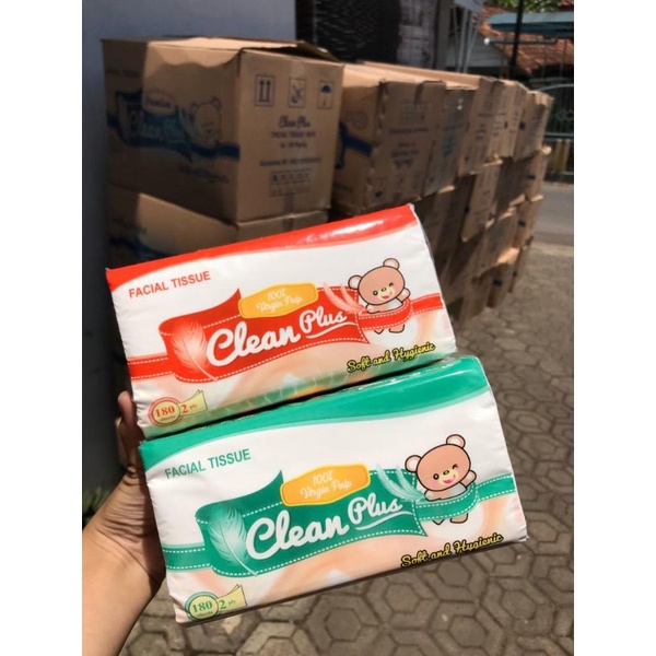 TISSUE CLEAN PLUS 180'SHEET 
