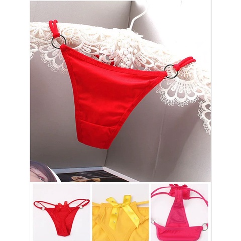 Online Fashion G String Sexy Low Waist Celana Dalam Wanita berlubang Seksi Lingerie Thong C110